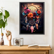 Load image into Gallery viewer, Diamond Painting - Full Round - Flower Dream Catcher (30*40CM)

