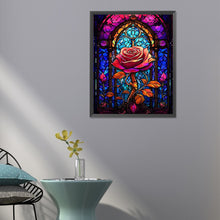 Load image into Gallery viewer, Diamond Painting - Full Round - rose glass art (40*50CM)
