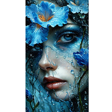 Load image into Gallery viewer, Diamond Painting - Full Round - Fantasy flower girl (40*75CM)
