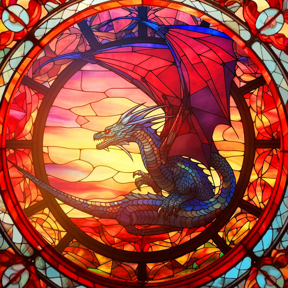 Diamond Painting - Full Round - Dinosaur (30*30CM)