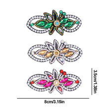 Load image into Gallery viewer, 3Pcs Leaf Flower DIY Diamond Painting Hairpin Diamond Hair Clips Gift for Girls
