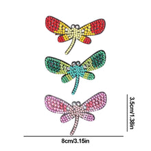 Load image into Gallery viewer, 3Pcs Dragonfly DIY Diamond Painting Hairpin Diamond Hair Clips Gift for Girls
