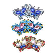 Load image into Gallery viewer, 3Pcs Butterfly DIY Diamond Painting Hairpin Diamond Hair Clips Gift for Girls
