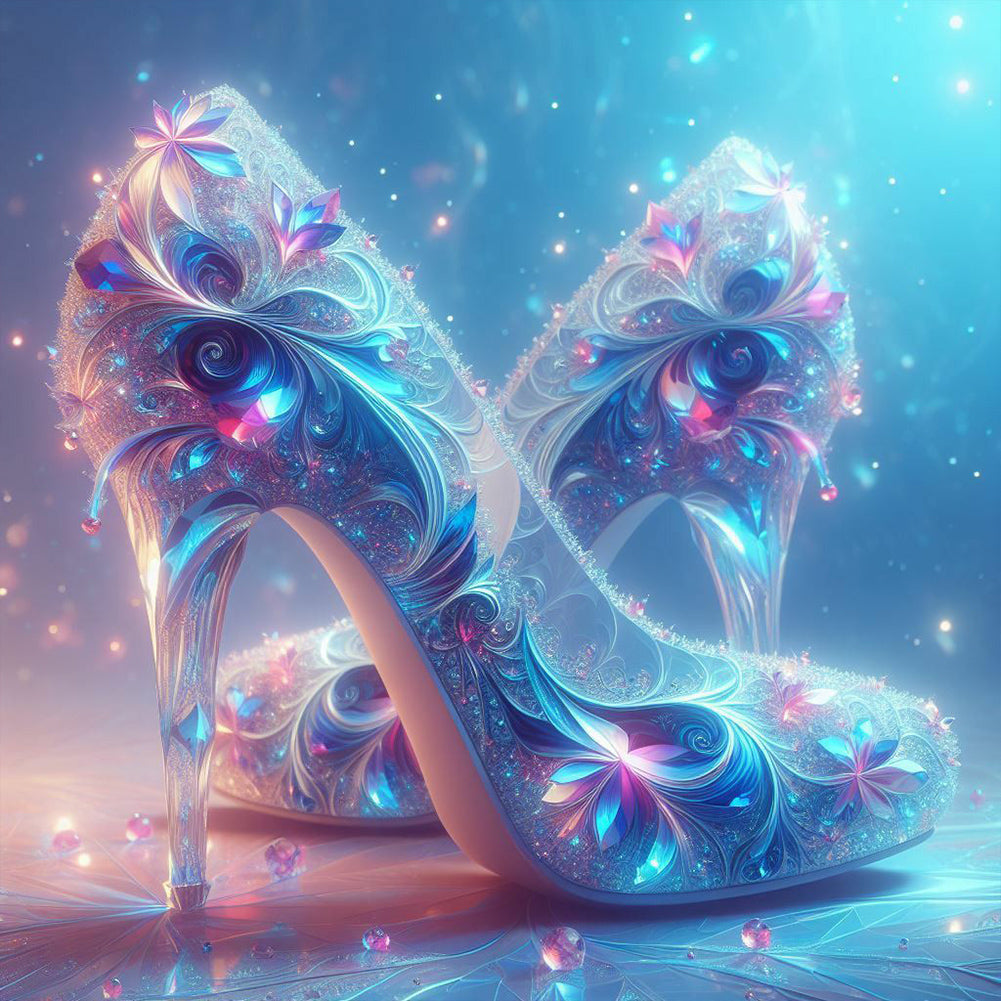 Diamond Painting - Full Round - fantasy high heels (40*40CM)