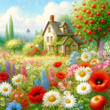 Load image into Gallery viewer, Diamond Painting - Full Round - house flowers (40*40CM)
