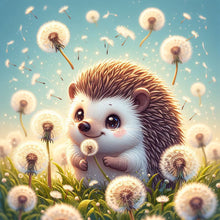Load image into Gallery viewer, Diamond Painting - Full Round - hedgehog (30*30CM)
