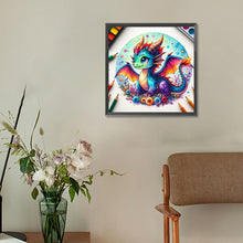 Load image into Gallery viewer, Diamond Painting - Full Round - dragon (30*30CM)
