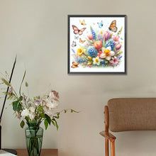 Load image into Gallery viewer, Diamond Painting - Full Round - butterfly flower grass (30*30CM)
