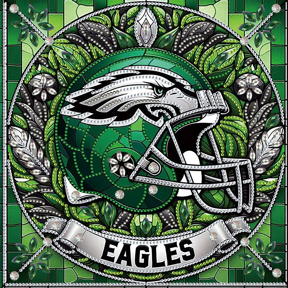 Diamond Painting - Partial Special Shaped - big falcon (30*30CM)