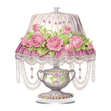 Load image into Gallery viewer, Acrylic Special Shape Flower Lamp Desktop Diamond Art Kits for Home Office Decor
