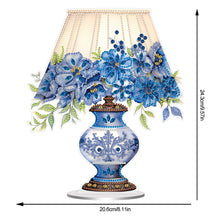 Load image into Gallery viewer, Acrylic Special Shape Flower Lamp Desktop Diamond Art Kits for Home Office Decor

