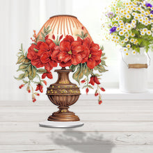 Load image into Gallery viewer, Acrylic Special Shape Flower Lamp Desktop Diamond Art Kits for Home Office Decor
