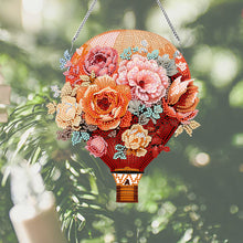 Load image into Gallery viewer, Acrylic Special Shape Flower Balloon Diamond Art Pendant for Garden Window Decor
