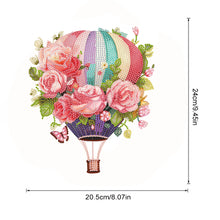Load image into Gallery viewer, Acrylic Special Shape Flower Balloon Diamond Art Pendant for Garden Window Decor
