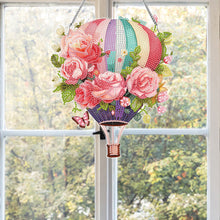 Load image into Gallery viewer, Acrylic Special Shape Flower Balloon Diamond Art Pendant for Garden Window Decor
