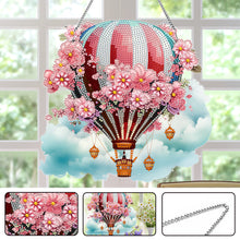Load image into Gallery viewer, Acrylic Special Shape Flower Balloon Diamond Art Pendant for Garden Window Decor
