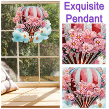 Load image into Gallery viewer, Acrylic Special Shape Flower Balloon Diamond Art Pendant for Garden Window Decor
