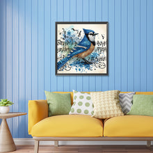 Load image into Gallery viewer, Diamond Painting - Partial Special Shaped - blue tit (30*30CM)
