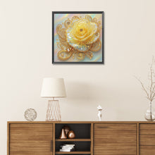 Load image into Gallery viewer, Diamond Painting - Full Round - crystal yellow rose (30*30CM)
