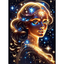 Load image into Gallery viewer, Diamond Painting - Full Round - glow girl (45*60CM)
