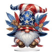 Load image into Gallery viewer, PVC Round Special Shaped Independence Day Desktop Diamond Art Kits Bedroom Decor
