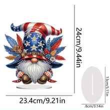 Load image into Gallery viewer, PVC Round Special Shaped Independence Day Desktop Diamond Art Kits Bedroom Decor
