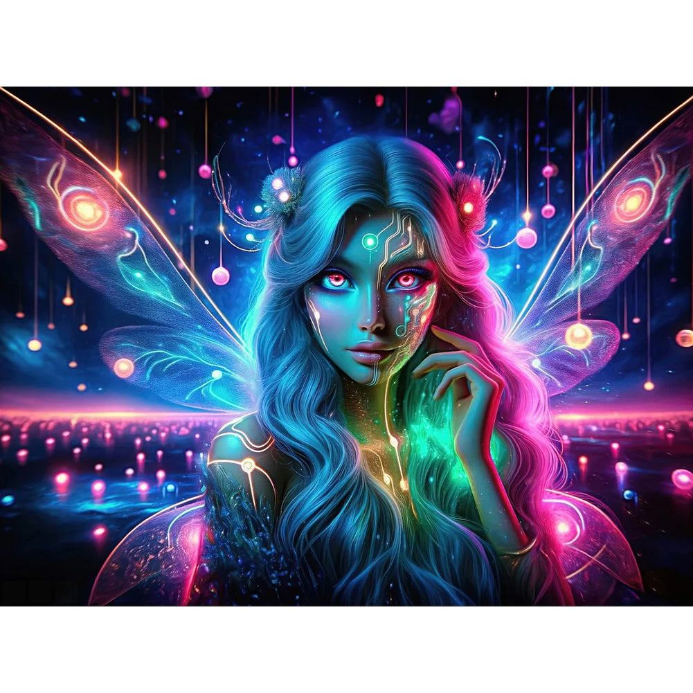 Diamond Painting - Full Round - Tech girl (60*45CM)