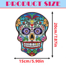 Load image into Gallery viewer, Acrylic Skull 5D DIY Rhinestone Diamond Painting Dots Pendant for Wall Decor
