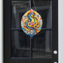 Load image into Gallery viewer, Acrylic Phoenix 5D DIY Diamond Painting Dots Pendant for Garden Window Decor
