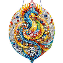 Load image into Gallery viewer, Acrylic Phoenix 5D DIY Diamond Painting Dots Pendant for Garden Window Decor
