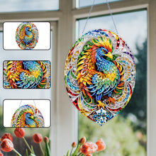 Load image into Gallery viewer, Acrylic Phoenix 5D DIY Diamond Painting Dots Pendant for Garden Window Decor
