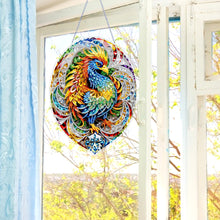 Load image into Gallery viewer, Acrylic Phoenix 5D DIY Diamond Painting Dots Pendant for Garden Window Decor
