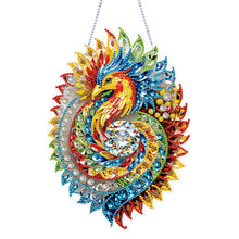 Load image into Gallery viewer, Acrylic Phoenix 5D DIY Diamond Painting Dots Pendant for Garden Window Decor
