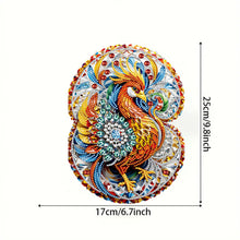Load image into Gallery viewer, Acrylic Phoenix 5D DIY Diamond Painting Dots Pendant for Garden Window Decor
