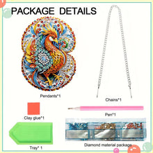 Load image into Gallery viewer, Acrylic Phoenix 5D DIY Diamond Painting Dots Pendant for Garden Window Decor
