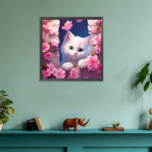 Load image into Gallery viewer, Diamond Painting - Full Round - picture frame animal kitten (30*30CM)
