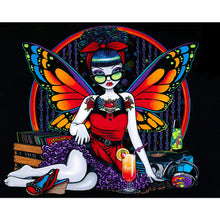 Load image into Gallery viewer, AB Diamond Painting - Full Square - Dark Butterfly (40*50CM)
