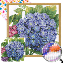 Load image into Gallery viewer, AB Diamond Painting - Full Round - blue hyacinth (45*45CM)
