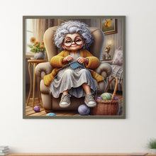 Load image into Gallery viewer, Diamond Painting - Full Round - Funny grandma (30*30CM)
