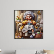 Load image into Gallery viewer, Diamond Painting - Full Round - Funny grandma (30*30CM)
