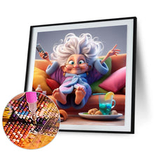 Load image into Gallery viewer, Diamond Painting - Full Round - Funny grandma (30*30CM)

