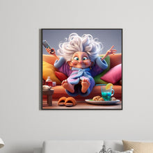 Load image into Gallery viewer, Diamond Painting - Full Round - Funny grandma (30*30CM)

