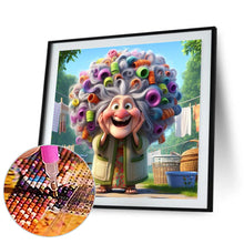 Load image into Gallery viewer, Diamond Painting - Full Round - Funny grandma (30*30CM)
