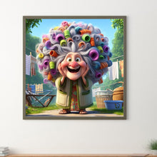 Load image into Gallery viewer, Diamond Painting - Full Round - Funny grandma (30*30CM)
