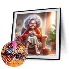Load image into Gallery viewer, Diamond Painting - Full Round - Funny grandma (30*30CM)
