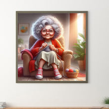 Load image into Gallery viewer, Diamond Painting - Full Round - Funny grandma (30*30CM)
