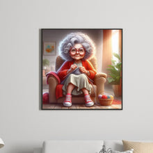 Load image into Gallery viewer, Diamond Painting - Full Round - Funny grandma (30*30CM)
