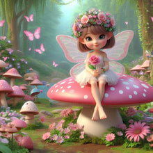Load image into Gallery viewer, Diamond Painting - Full Round - elf girl (30*30CM)

