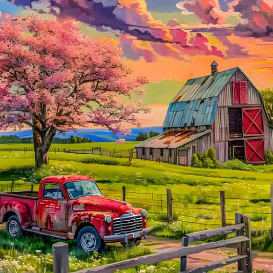 Diamond Painting - Full Round - country house (30*30CM)
