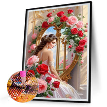 Load image into Gallery viewer, Diamond Painting - Full Round - rose lady (30*40CM)
